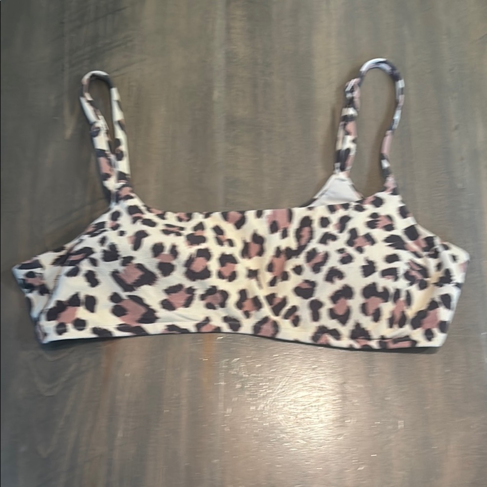 Aerie Leopard Print Women's Bikini top